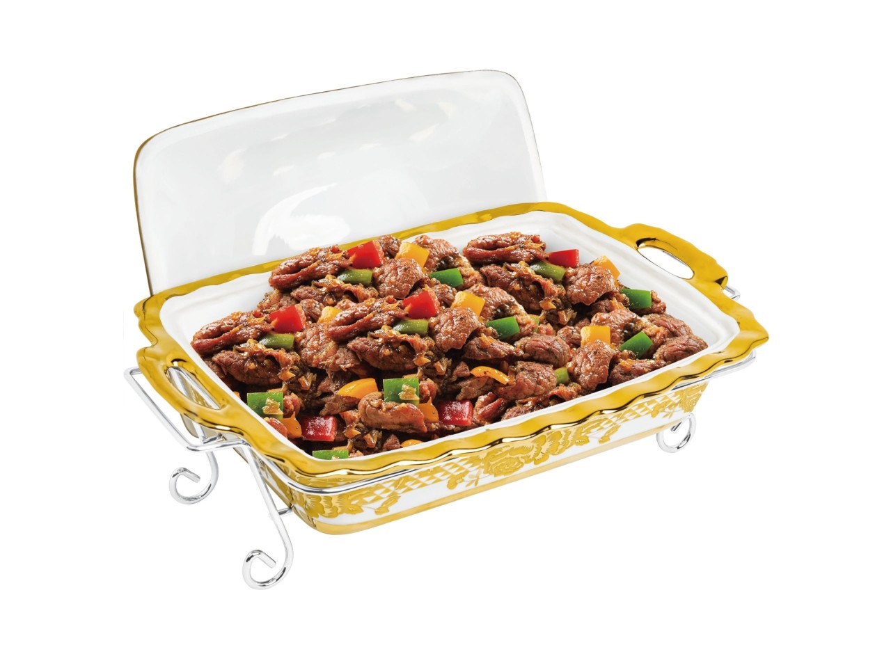 Vicenza Penghangat Makanan Chrome Gemini CR680